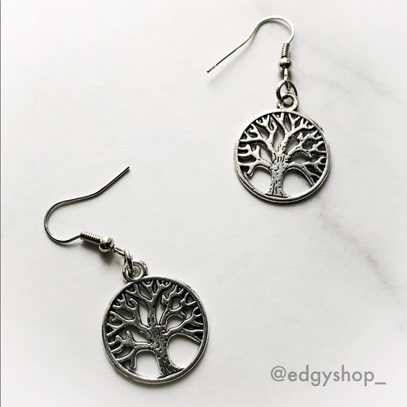 The Edgy Shop Jewelry - Tree of Life Earrings